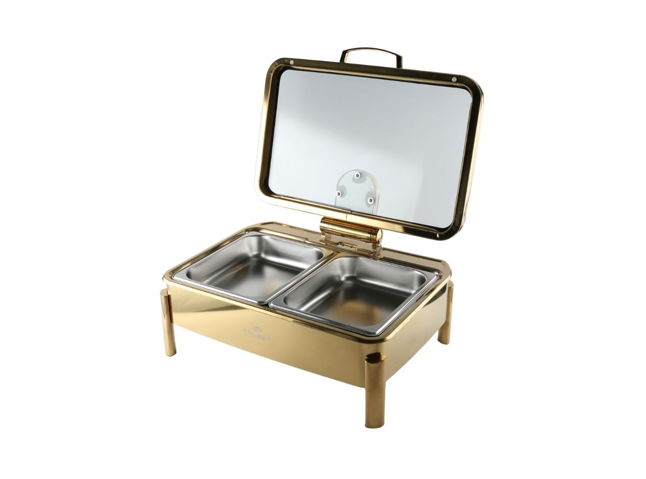 REY Hidraulic Chafing Dish 9L Gold VCF021-G